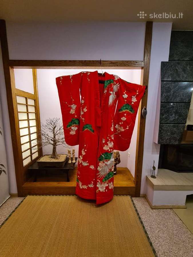 Japoniškas labai prabangus moteriškas kimono