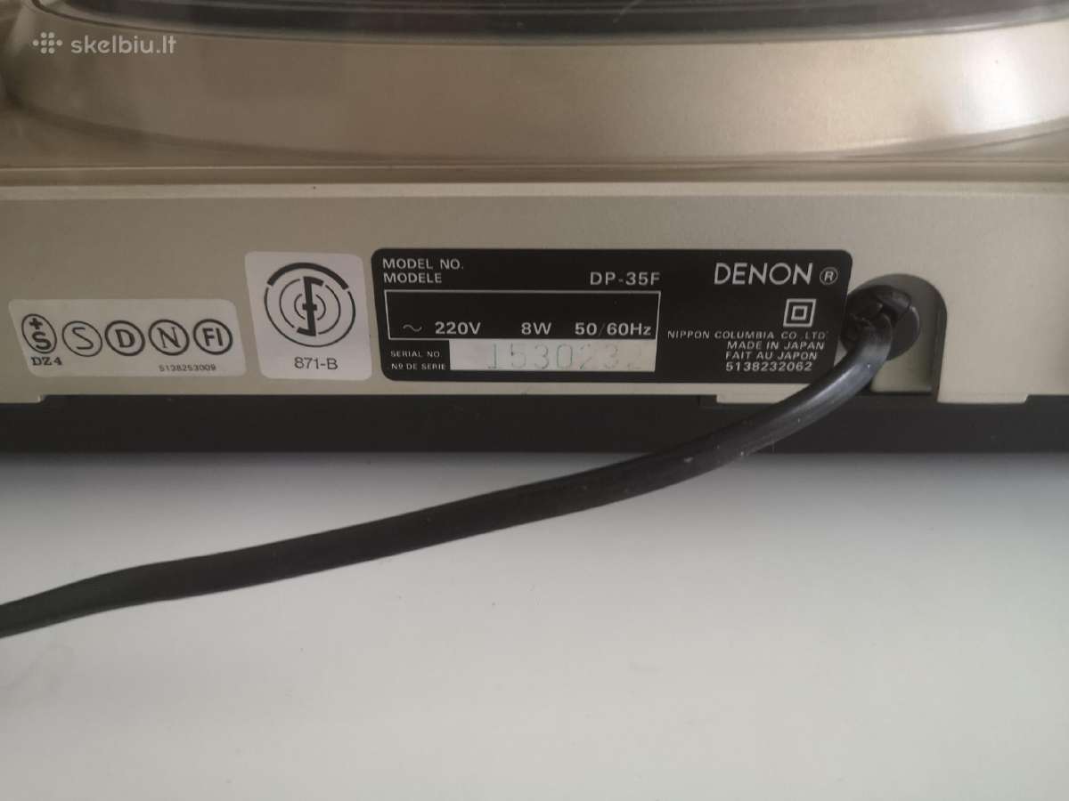 Parduodamas Denon dp-35f - nuotraukos Nr. 6