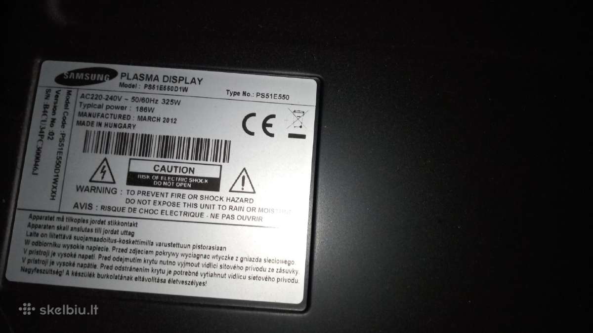 Samsung plazma ps51