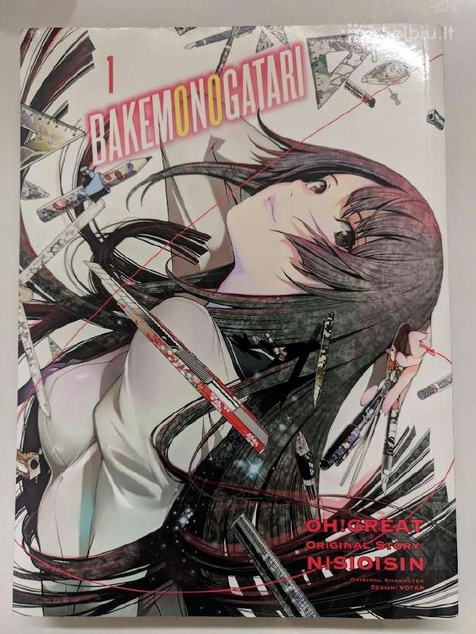 Bakemonogatari Anime Manga Vol1 Skelbiu Lt