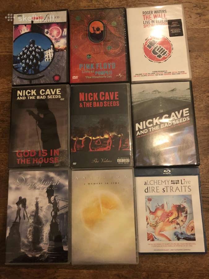 Nick Cave, R. Waters, Dire Straits, Pink Floyd Dvd - nuotraukos Nr. 2