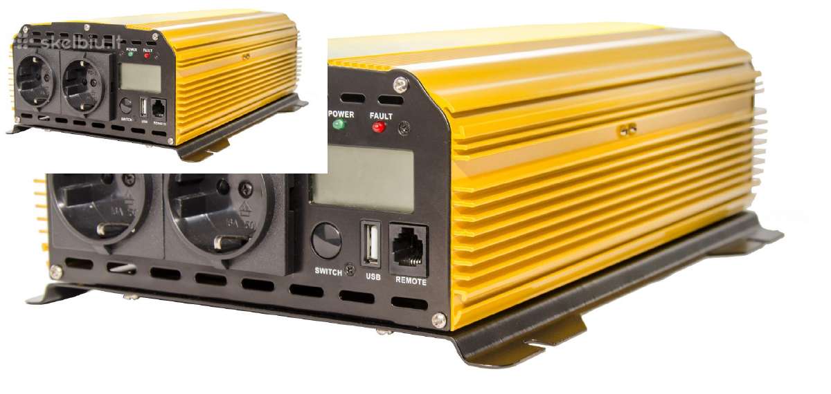 Inverteriai 12v/24v 1000w-4000w - nuotraukos Nr. 3