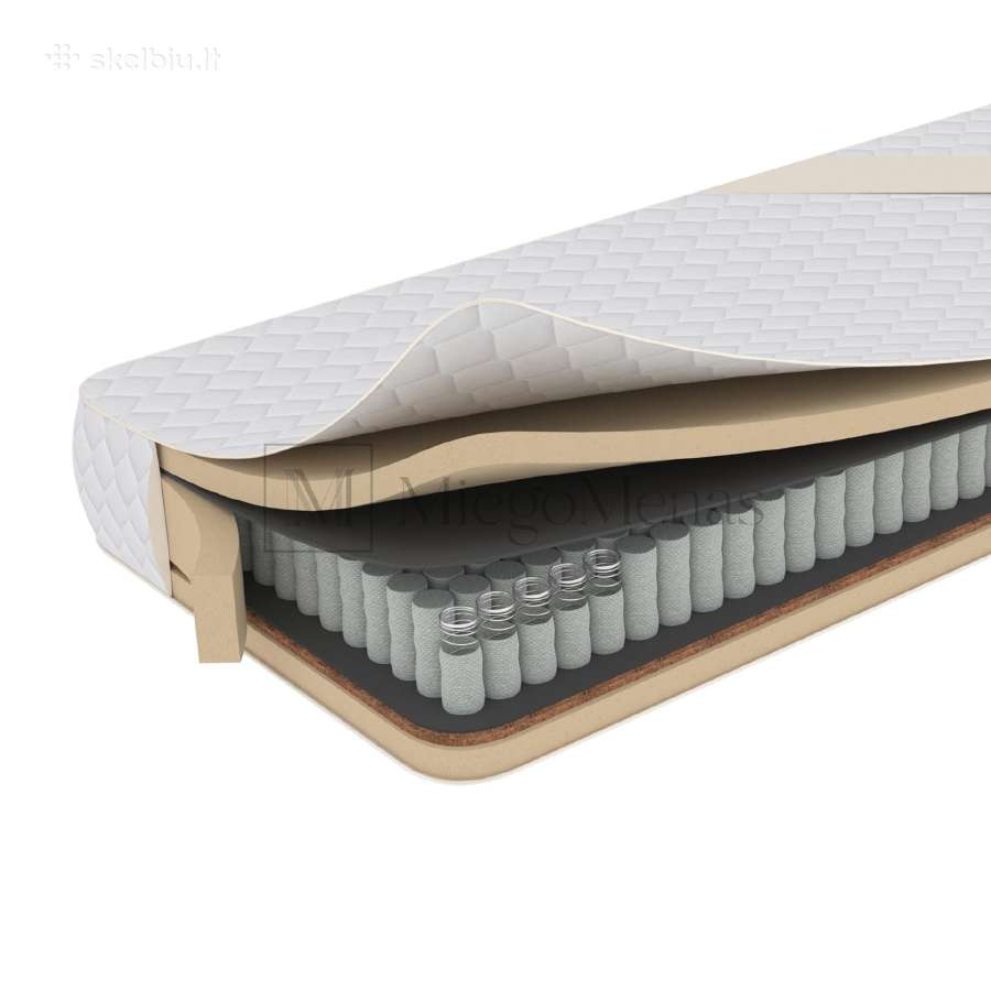 Multipocket čiužinys Naktis multihr+kokos 80x200