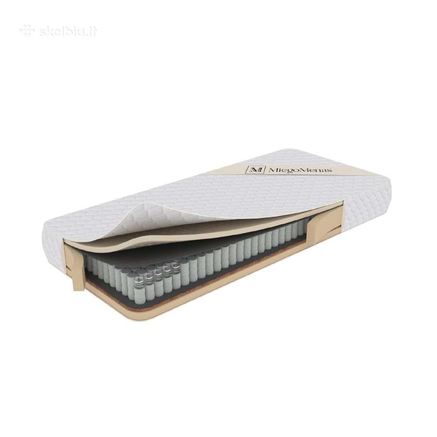 Multipocket čiužinys Naktis lateks+kokos 180x200 - nuotraukos Nr. 3