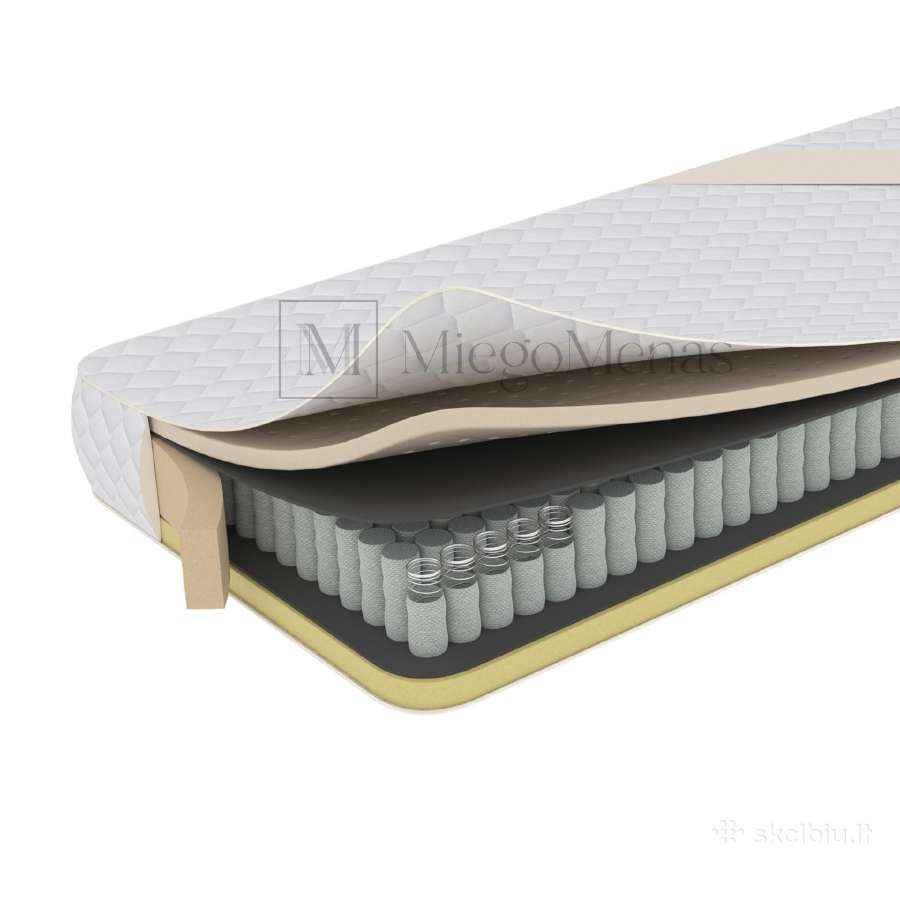 Multipocket čiužinys Naktis lateks+visco 160x200 - nuotraukos Nr. 2