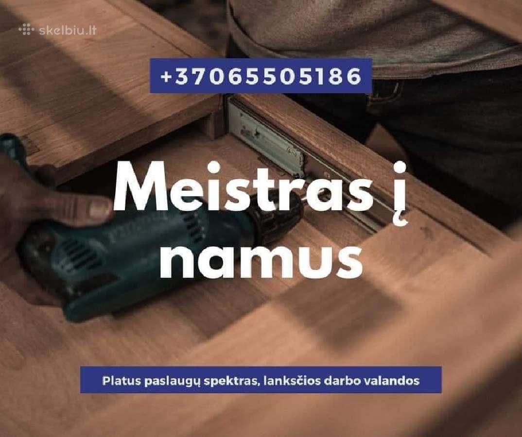 Atlieku visus staliaus darbus - nuotraukos Nr. 2