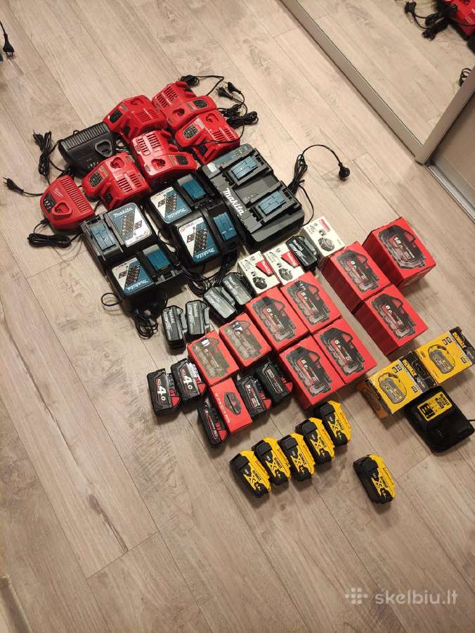 Akumuliatoriai,krovikliai makita.hilti.bosch ir kt - nuotraukos Nr. 2