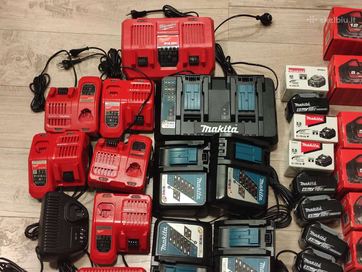 Akumuliatoriai,krovikliai makita.hilti.bosch ir kt - Skelbiu.lt