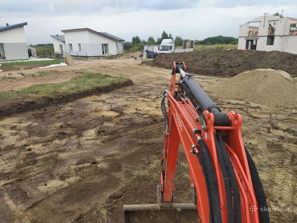 5t Ekskavatoriaus nuoma apleistu sklypų tvar - nuotraukos Nr. 10