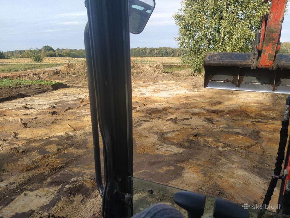 5t Ekskavatoriaus nuoma apleistu sklypų tvar - nuotraukos Nr. 11