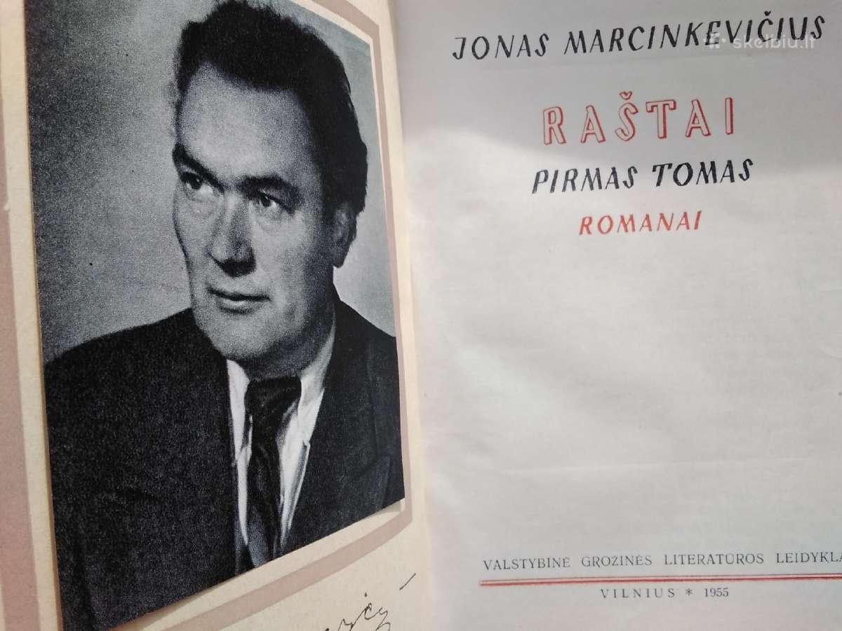 1955 m. Jonas Marcinkevičius raštai2 tomai - nuotraukos Nr. 3