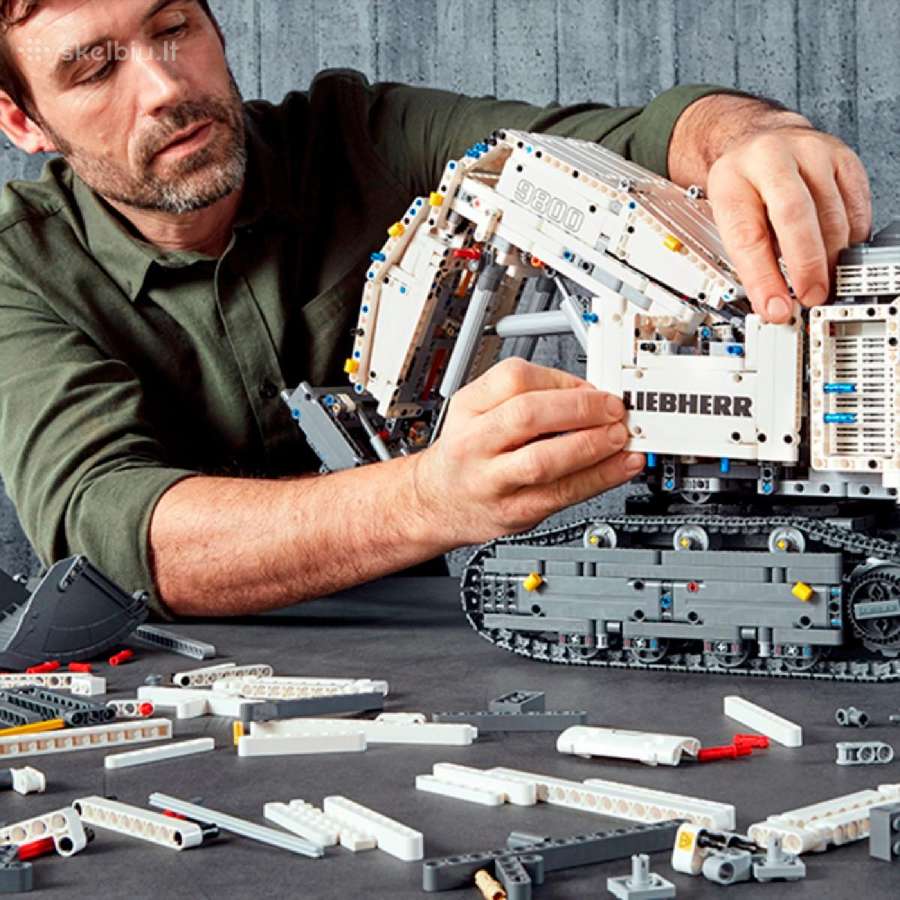 42100 Lego® Technic Liebherr R 9800 ekskavatorius - nuotraukos Nr. 3