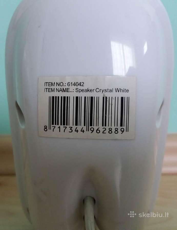 Kompiuterinės garso kolonėlės Crystal White - nuotraukos Nr. 3