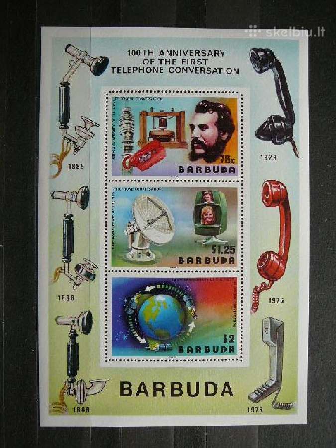 Telefonas Antigua Barbuda Mnh ant283
