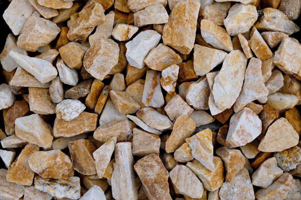 Dekoratyvinė skalda, gludinti akmenukai - nuotraukos Nr. 4
