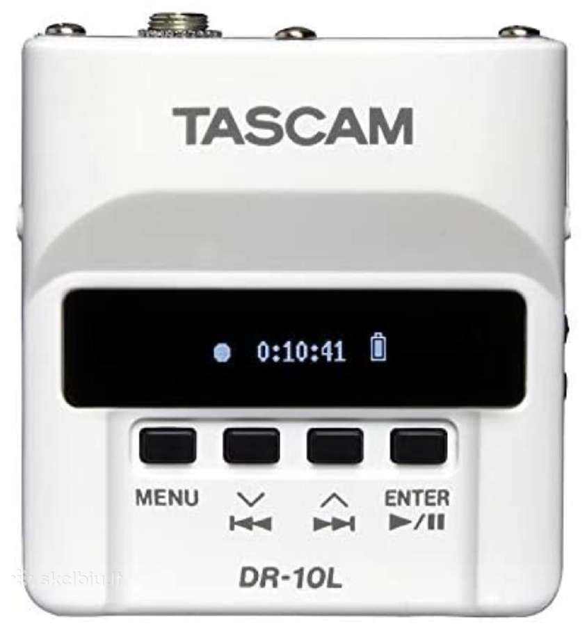Tascam Dr-10l/lw Digital Audio Recorder with Laval - nuotraukos Nr. 2