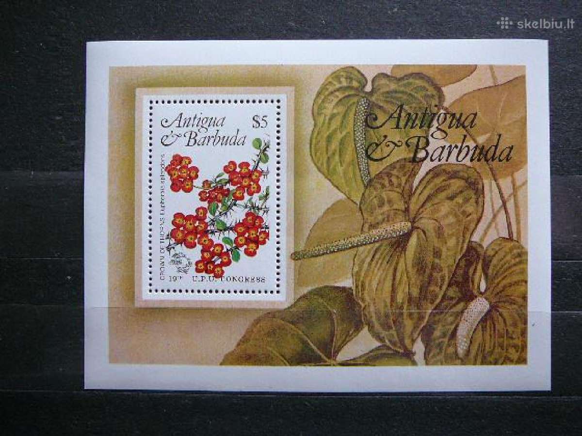 Geles Antigua Barbuda Mnh ant733