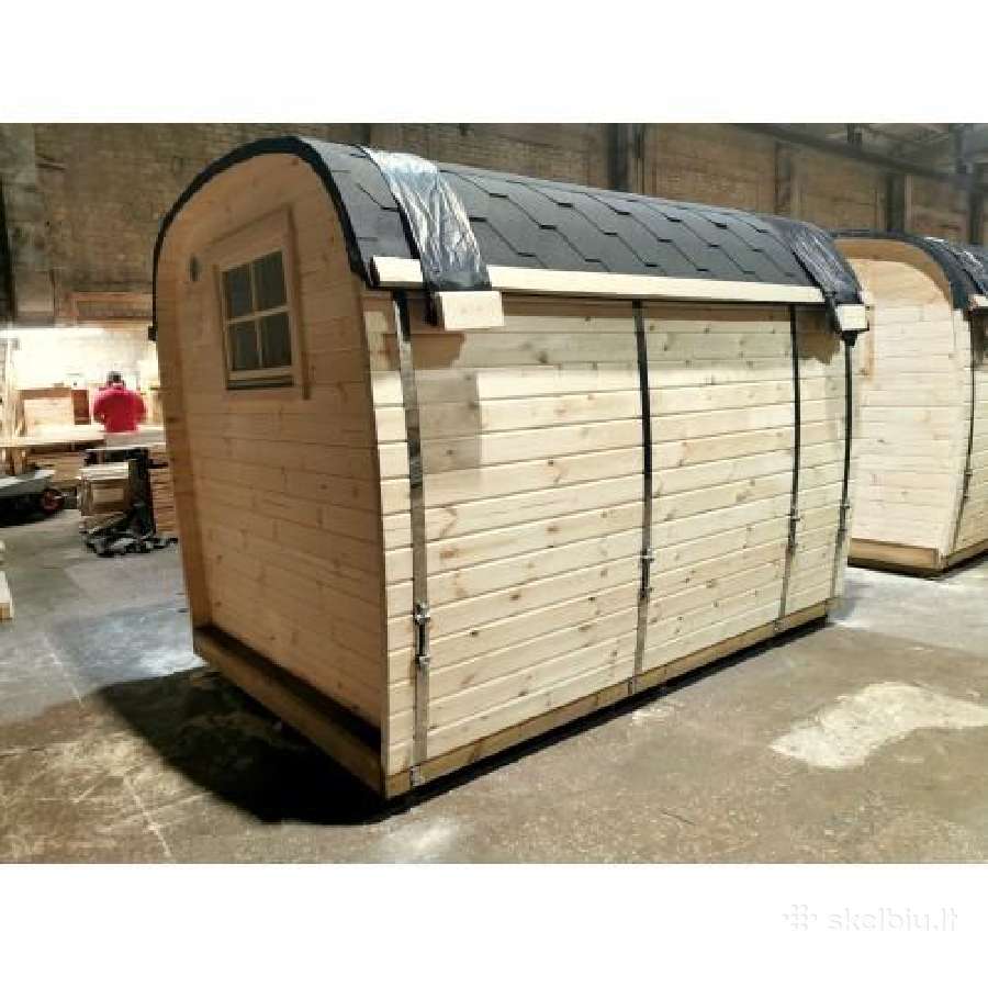 Kvadratinė sauna pirtis 3m - nuotraukos Nr. 12