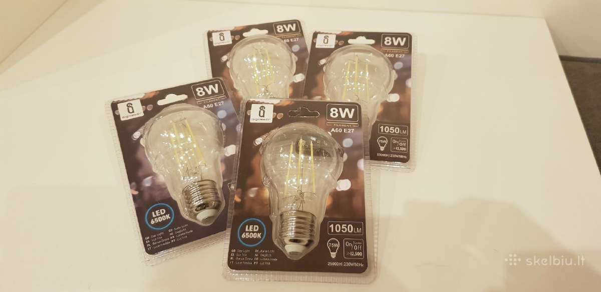 Aigostar LED A60 8w E27 6500k lemputė - nuotraukos Nr. 4