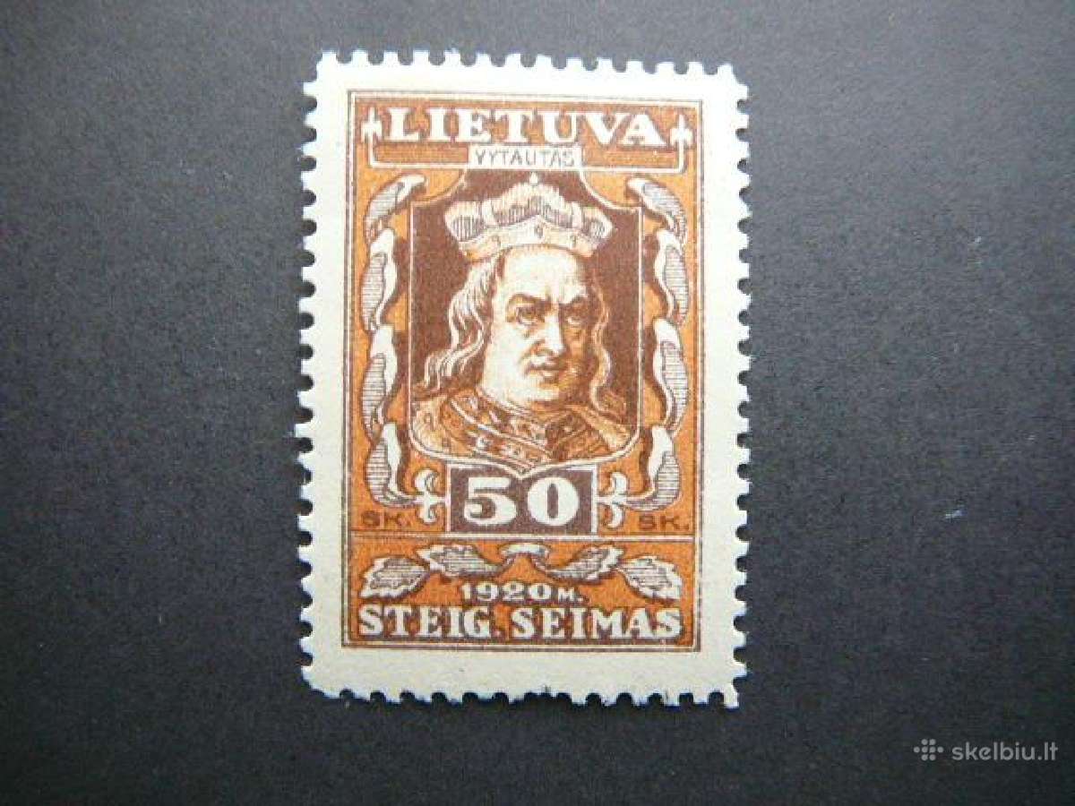 Lietuva 1920 Vytautas Mlh lit81s