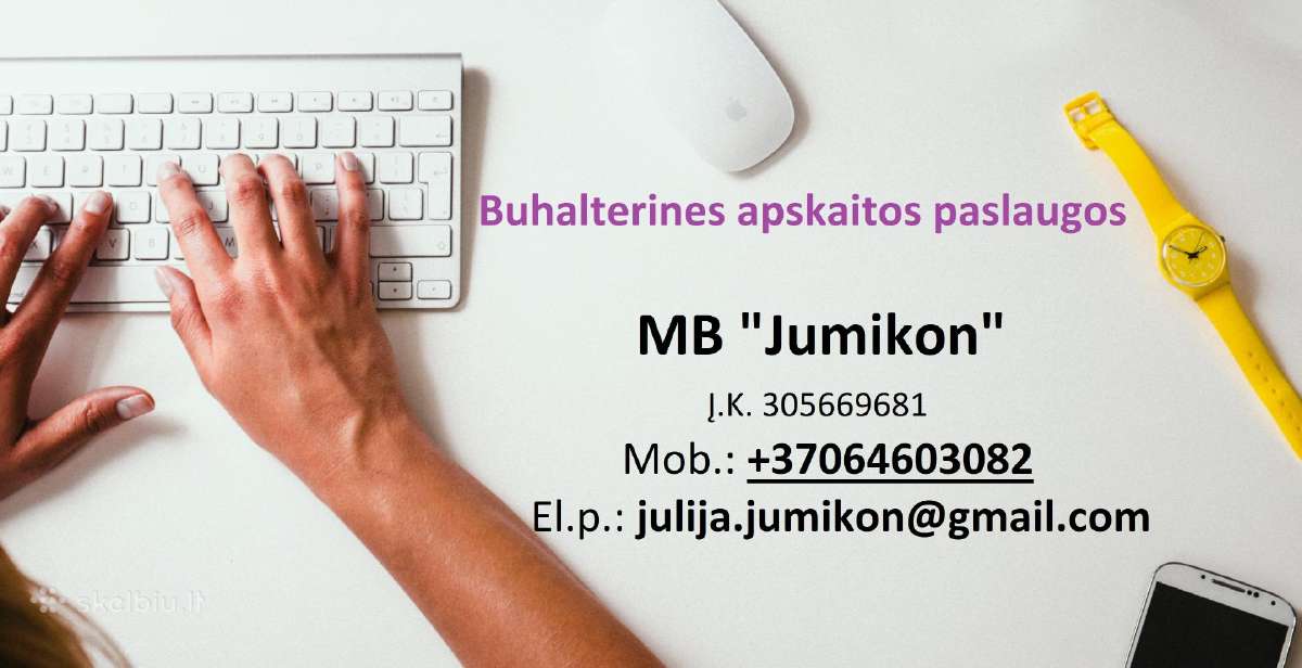 Buhalterinės paslaugos nuo 50€ Бухгалтерия от 50€ - nuotraukos Nr. 2