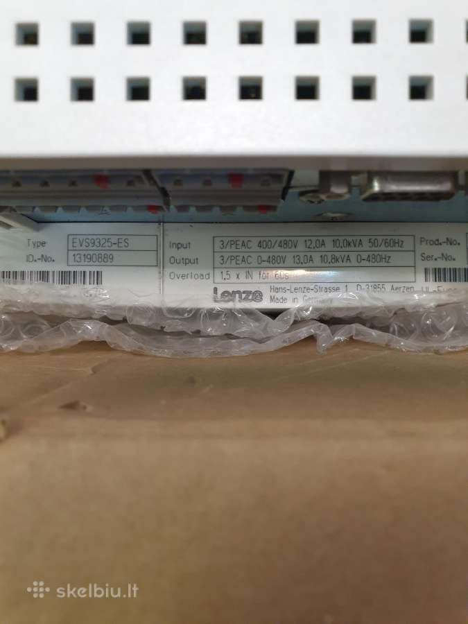 Parduodu Servo dažnio keitikli Lenze Evs9325–es