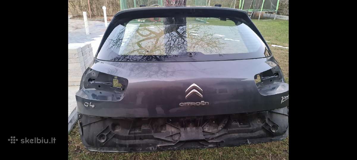 Citroen II c4 picasso 2013 galinis dangtis