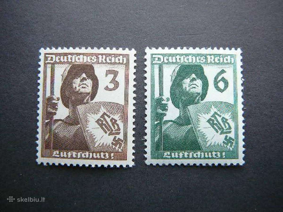 Kariai Vokietija 1937 Mnh vkt643/4S