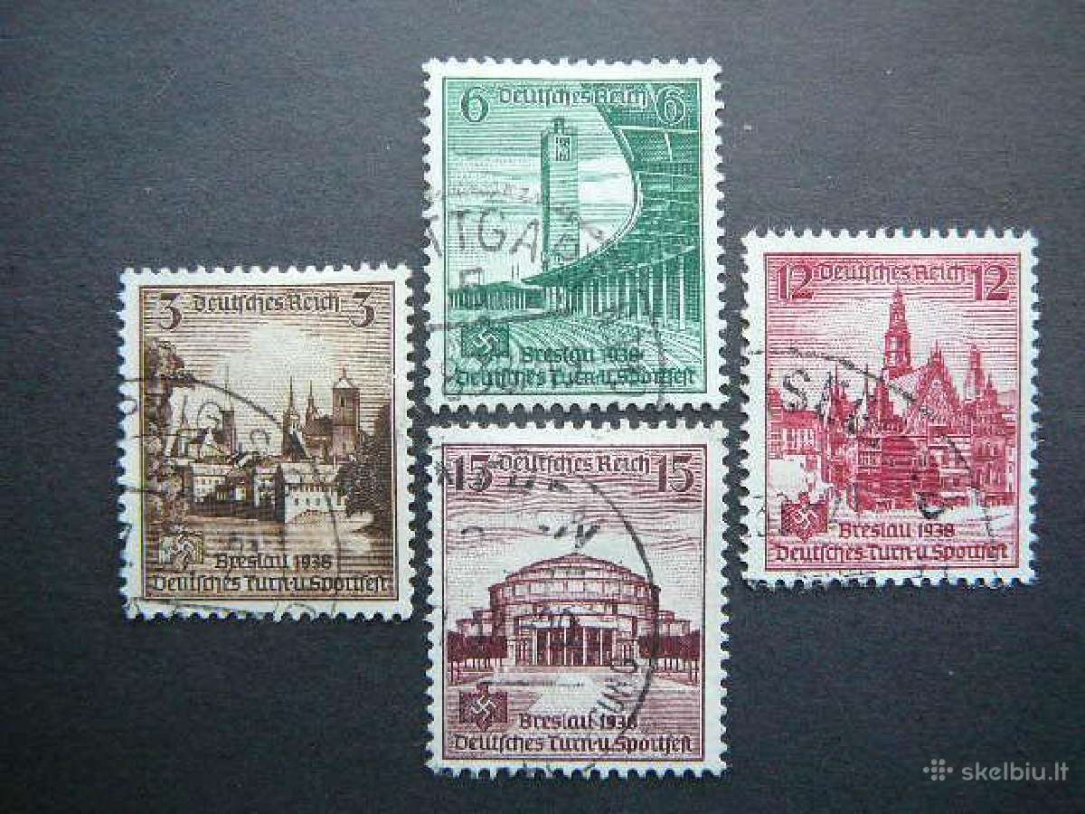Architektura Vokietija 1938 vkt665/8a
