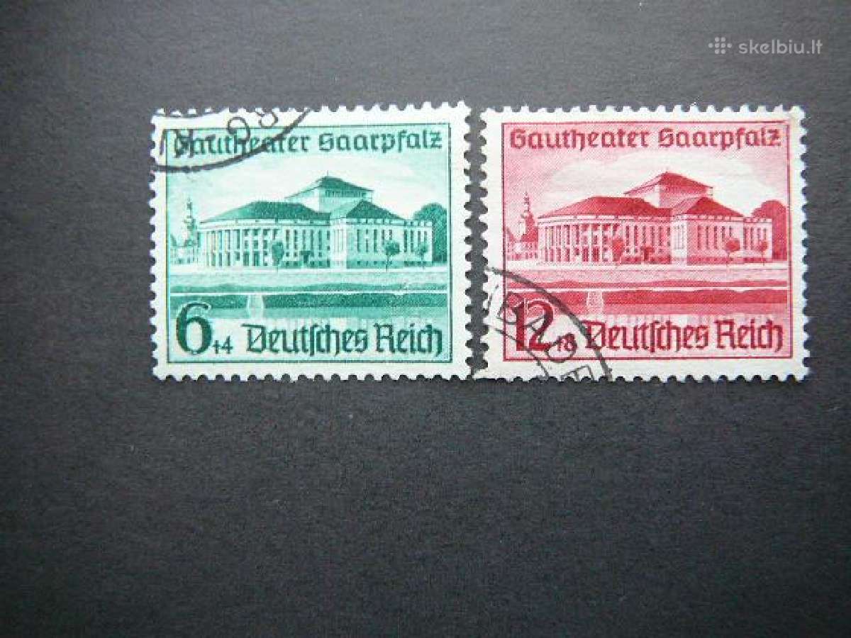 Teatras Vokietija 1938 vkt673/4a