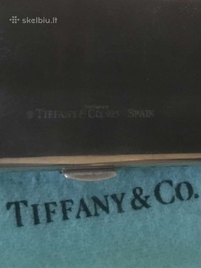 Tiffany&co Koreteliu dėklas -pinigine - nuotraukos Nr. 4