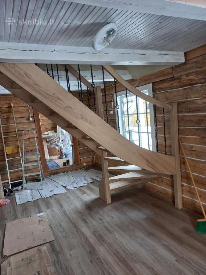 Laiptu projektavimas gamyba ir montavimas - nuotraukos Nr. 15