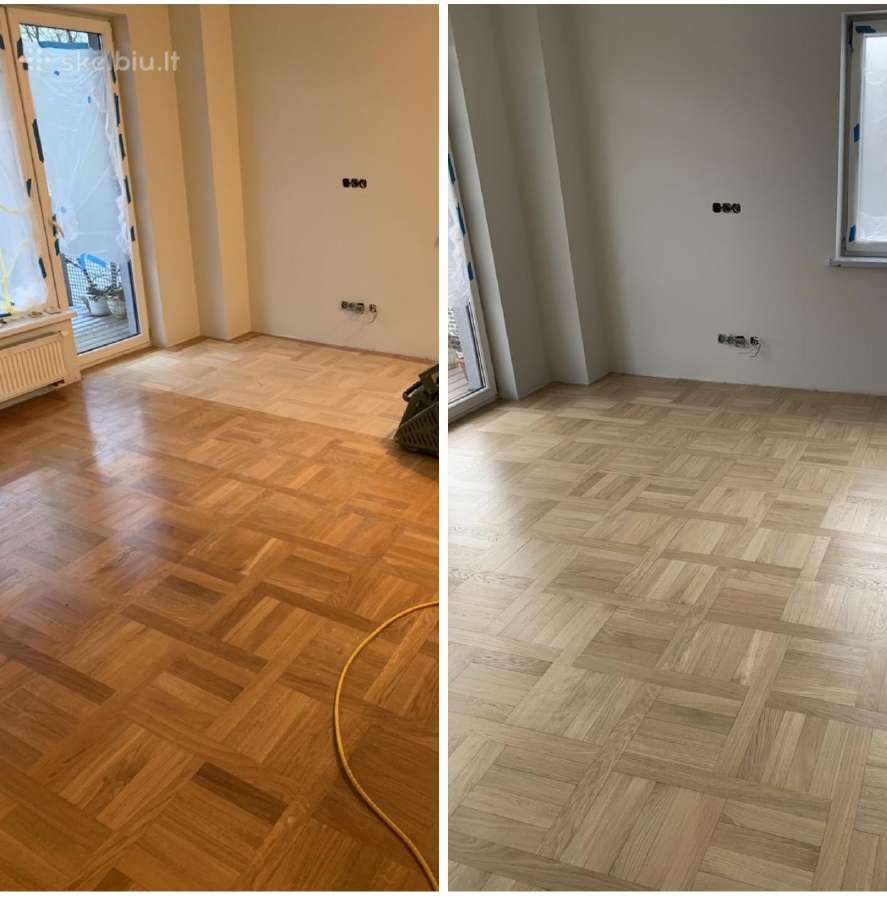 Grindų Šlifavimas Parketo Klojimas Atnaujinimas - nuotraukos Nr. 10
