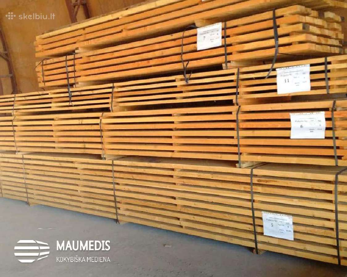 Maumedžio terasinės lentos, klijuota mediena - nuotraukos Nr. 15