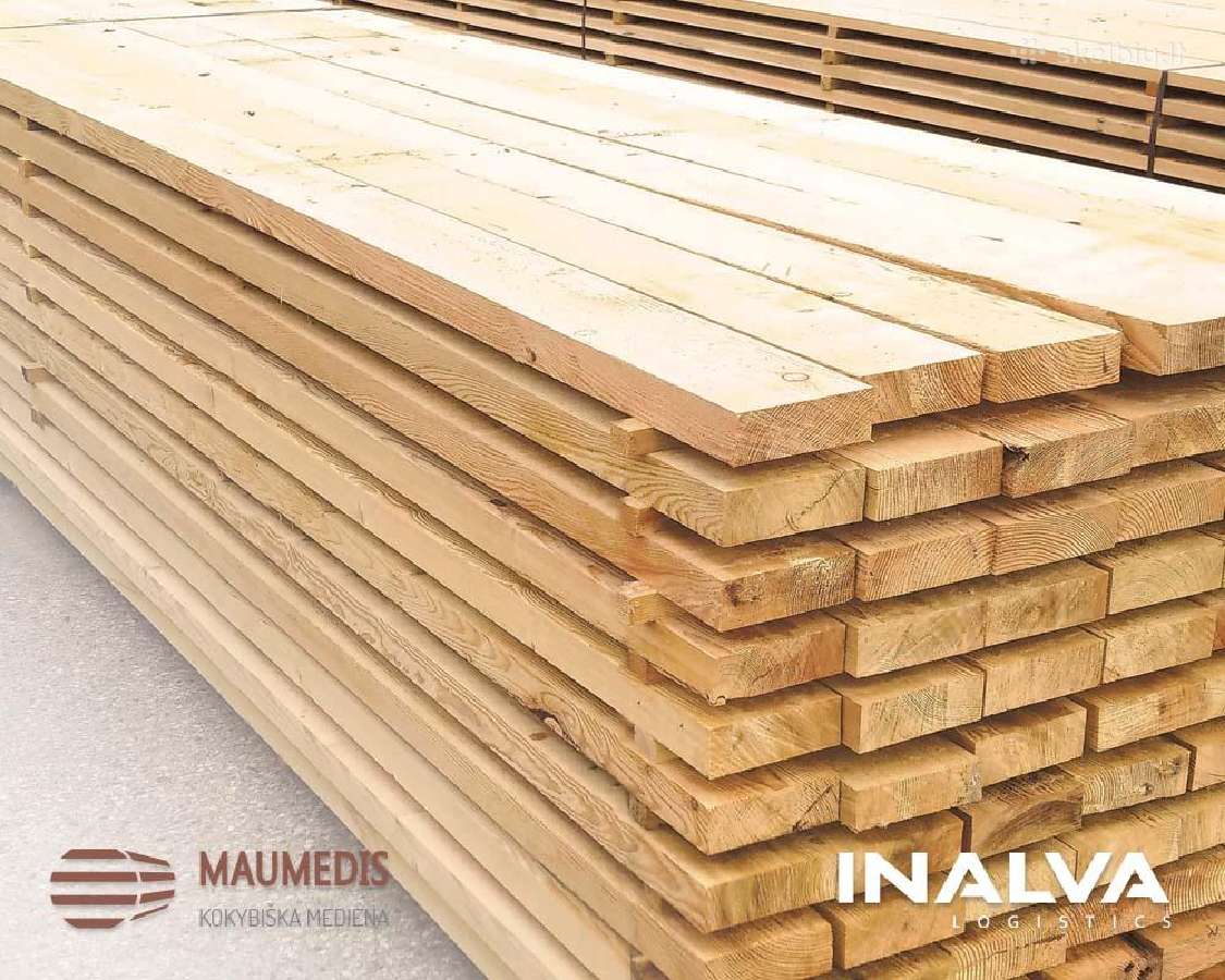 Maumedžio terasinės lentos, klijuota mediena - nuotraukos Nr. 16