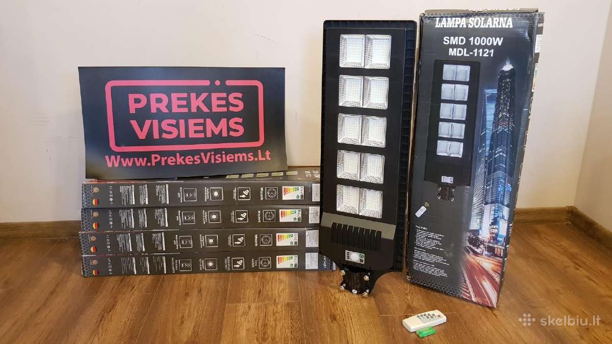 LED šviestuvai su saulės kolektorium ir davikliais - nuotraukos Nr. 6