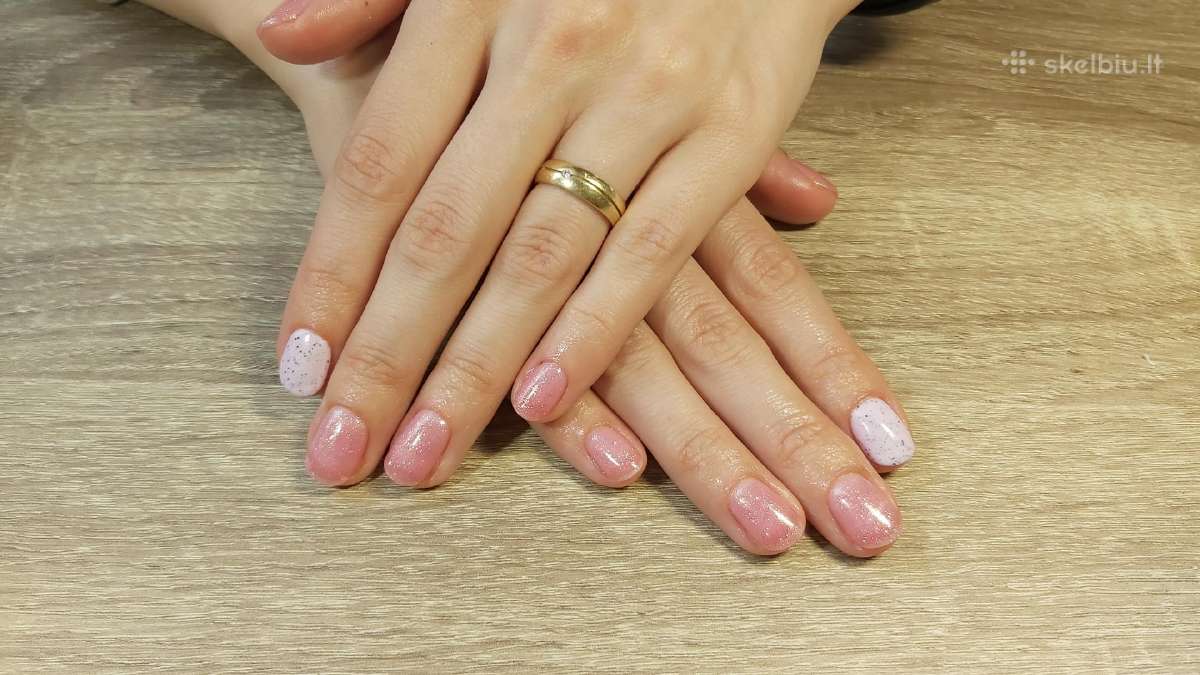 Japoniškas manikiūras. Gelinis lakavimas - nuotraukos Nr. 27