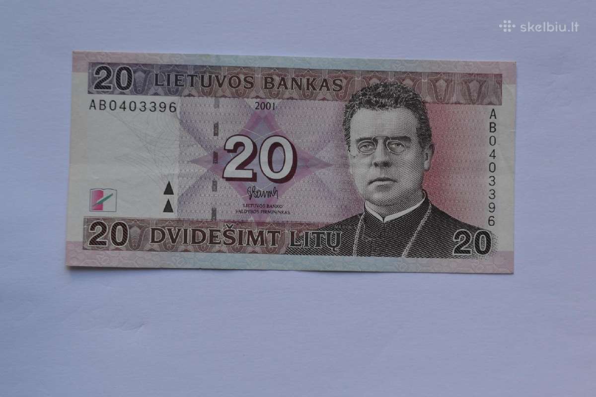 2001 m.20 litu