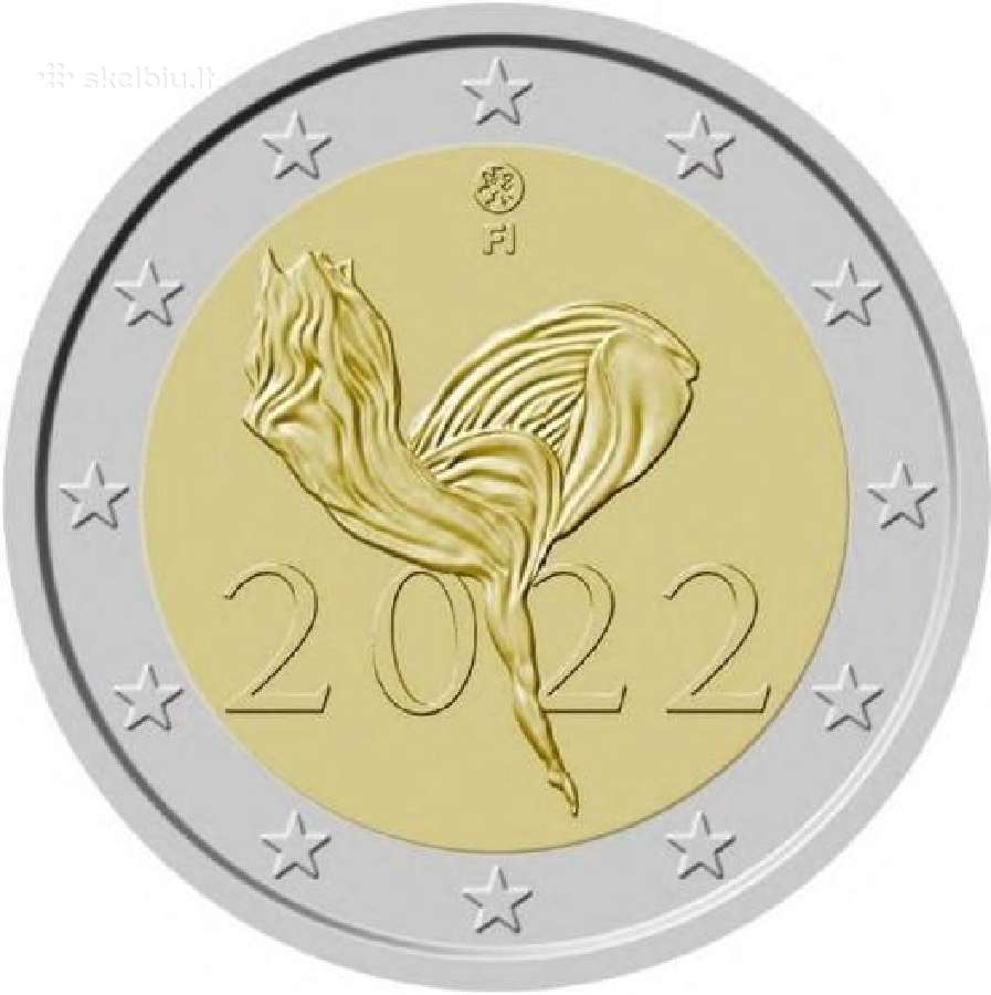 2022 Suomija 2 eurų monetos
