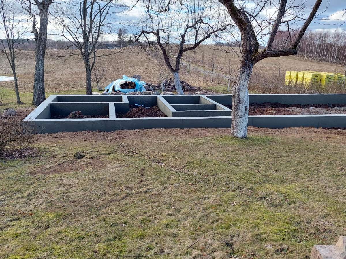 Rostverkai, atraminės, betonavimas, pamatai