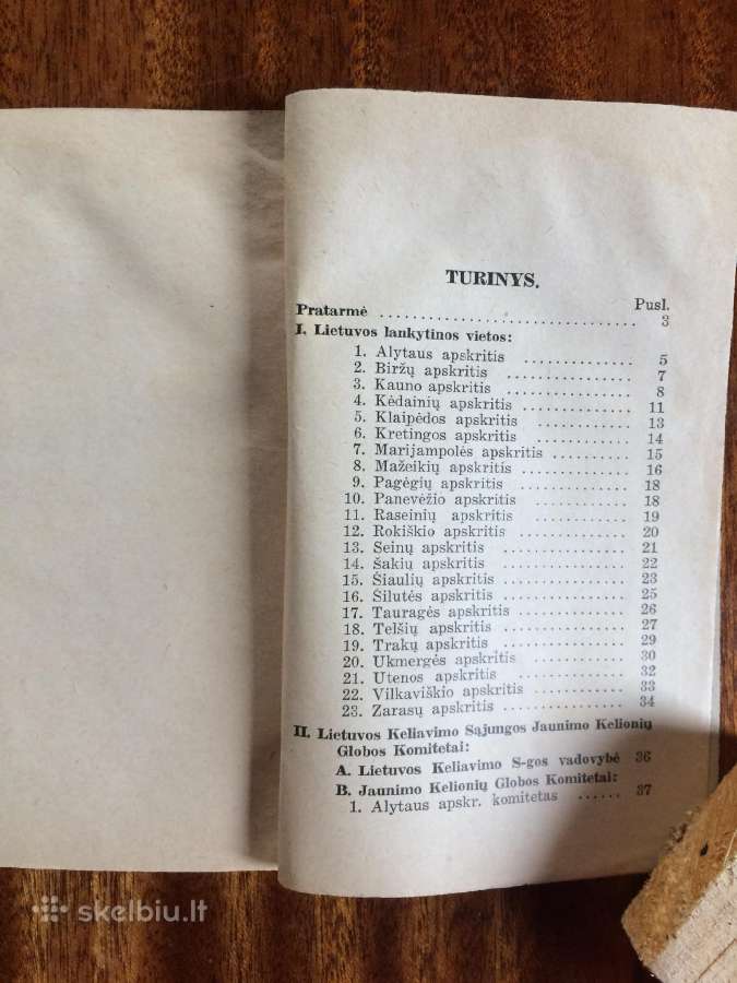 Lietuvos lankytinu vietu irkt. sarasas, 1937m. - nuotraukos Nr. 2