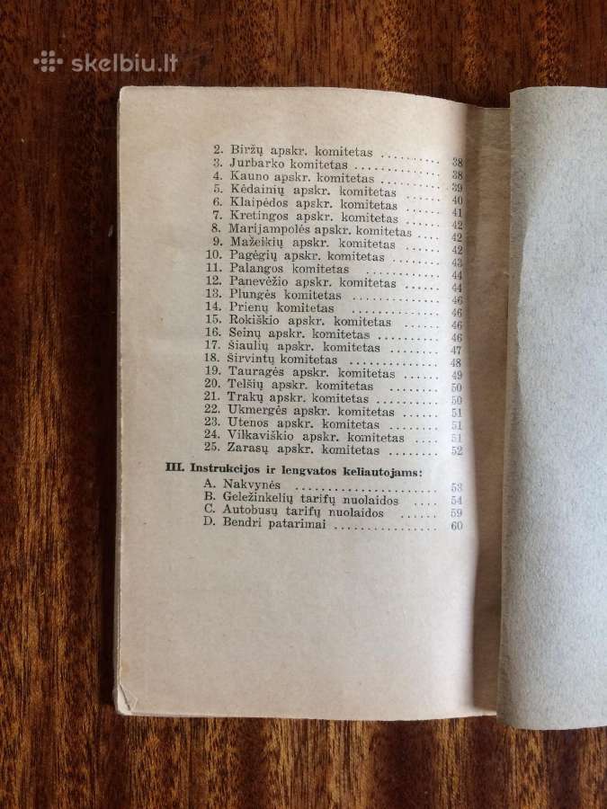 Lietuvos lankytinu vietu irkt. sarasas, 1937m. - nuotraukos Nr. 3
