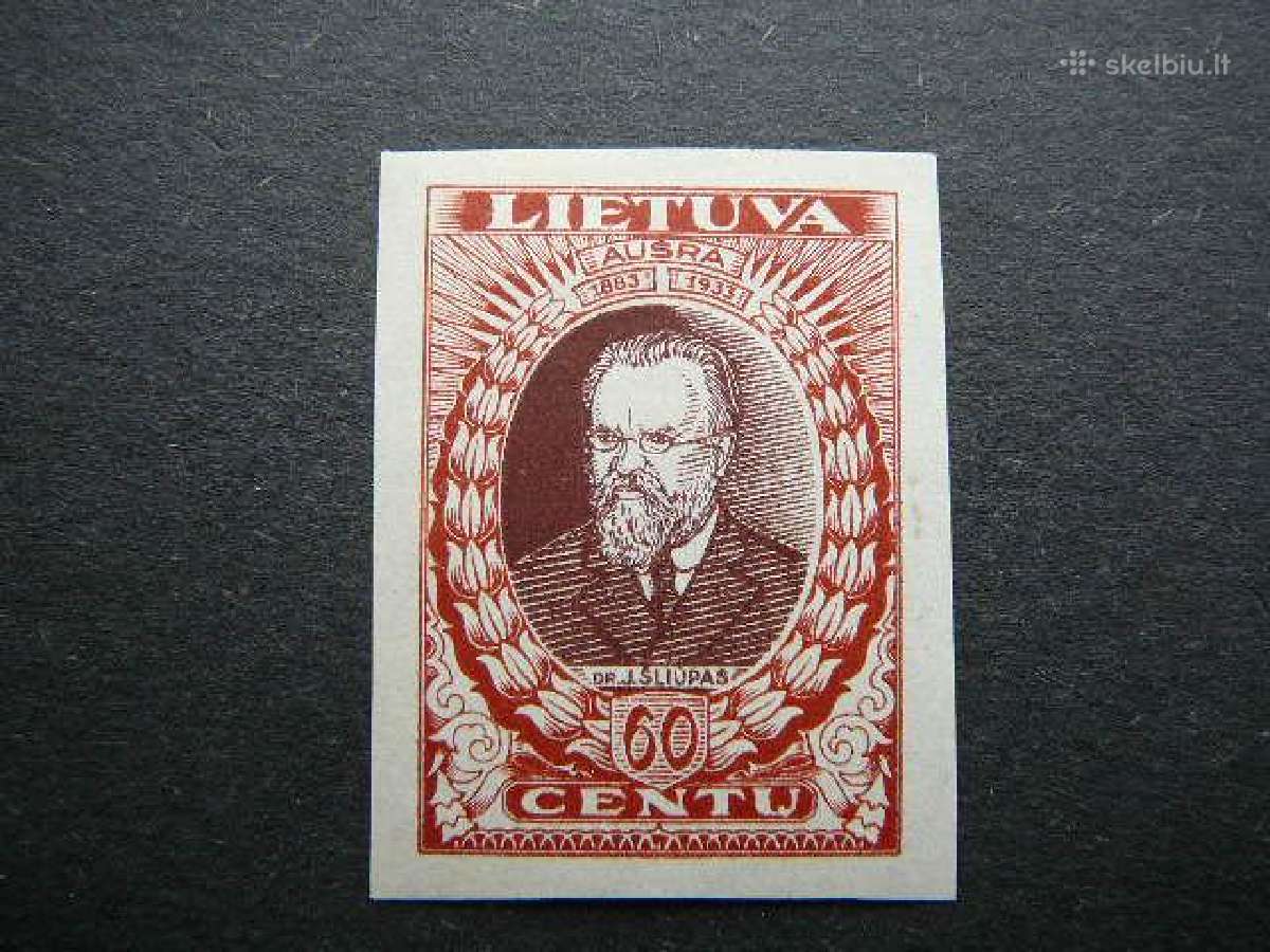 Lietuva 1933 J. Sliupas Mlh lit361bs