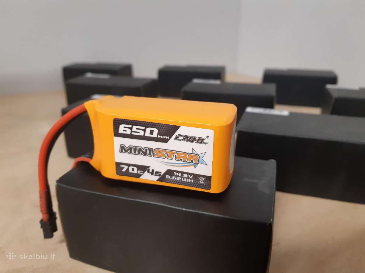 Naujos Cnhl ministar 650mah 4S 70c Lipo