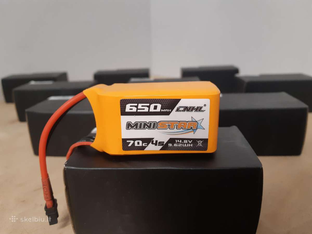 Naujos Cnhl ministar 650mah 4S 70c Lipo - nuotraukos Nr. 2