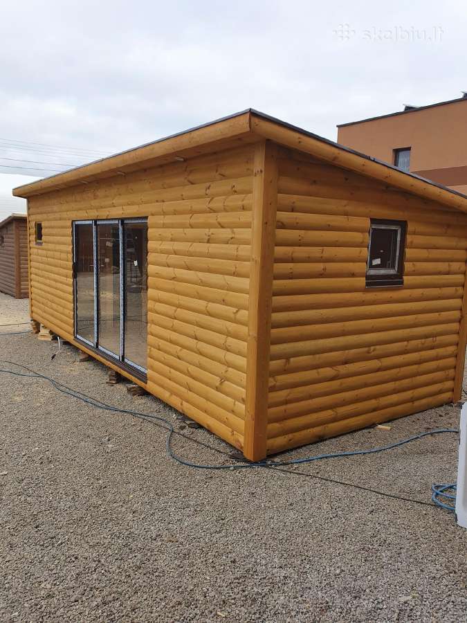Pirtys medinės pavėsinės ,sodo namelis sandėliukas - nuotraukos Nr. 9