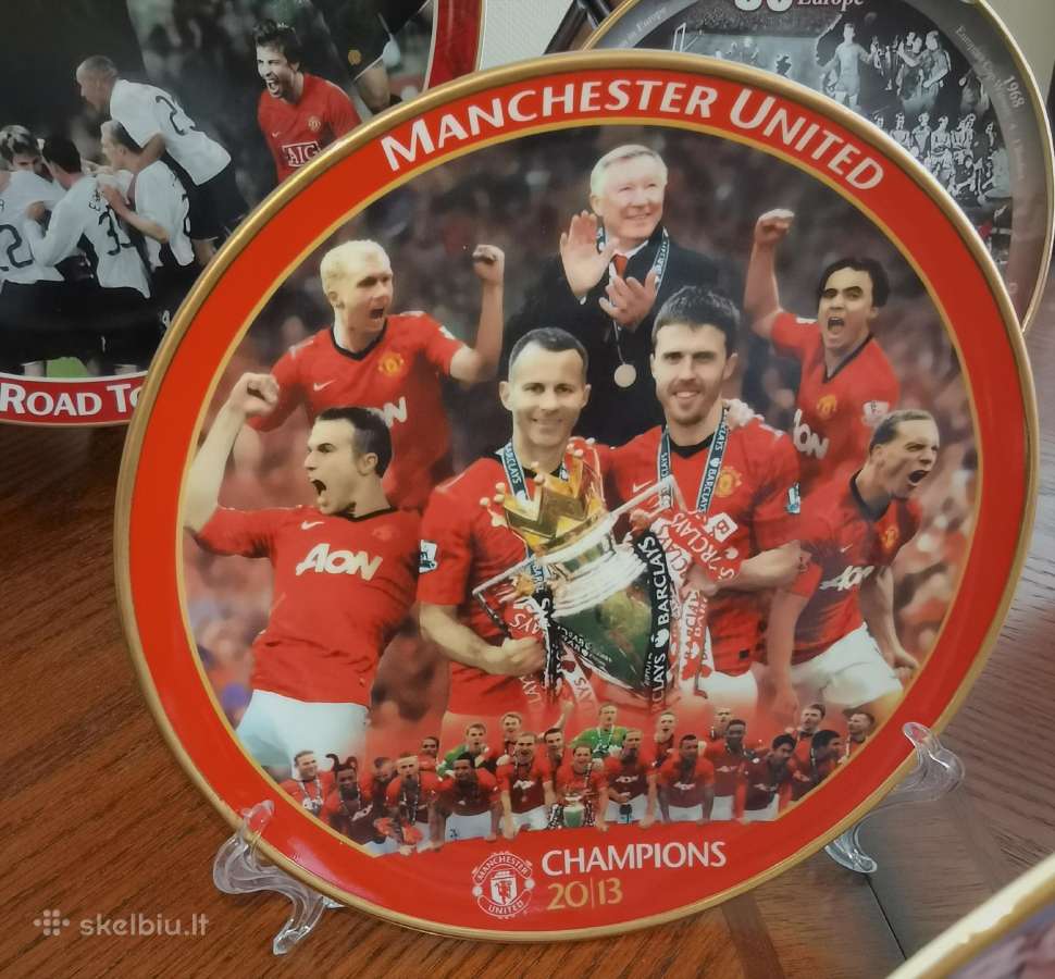 Manchester United porcelianinių lėkščių kolekcija - nuotraukos Nr. 4