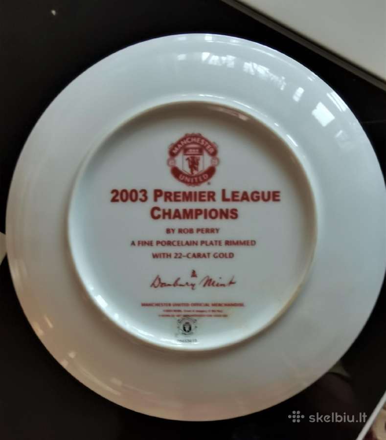 Manchester United porcelianinių lėkščių kolekcija - nuotraukos Nr. 9