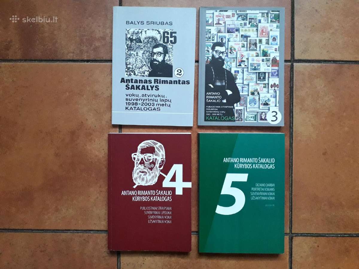 Antano Rimanto Šakalio vokų katalogai