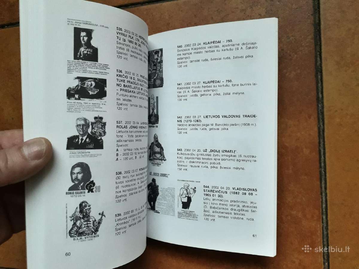 Antano Rimanto Šakalio vokų katalogai - nuotraukos Nr. 5